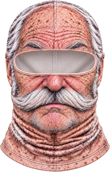 3D Realistic Face Winter Balaclava