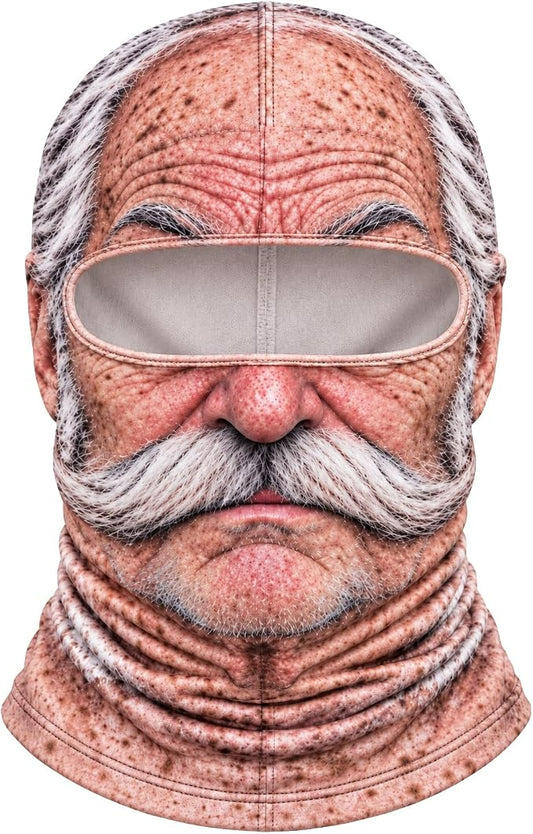 3D Realistic Face Winter Balaclava