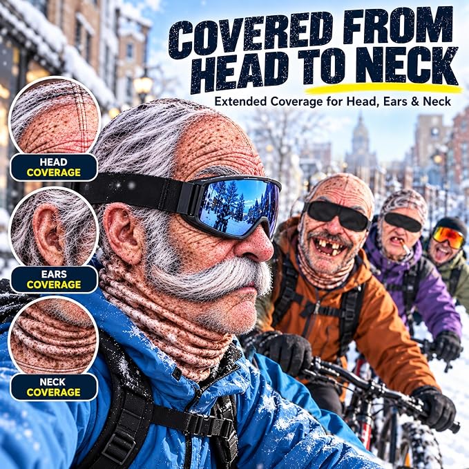3D Realistic Face Winter Balaclava